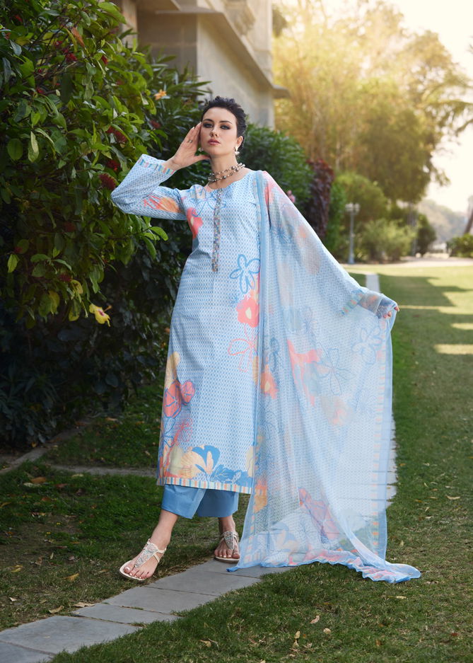 Summer Cover Story By Prm Printed Lawn Cotton Dress Material Wholesale Suppliers In Mumbai